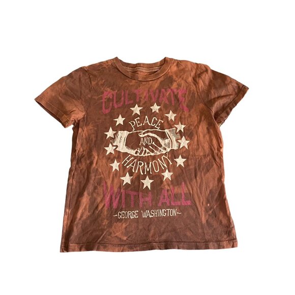 Peek George Washington Tie Dye Tee Size M 6/7 - Picture 1 of 4